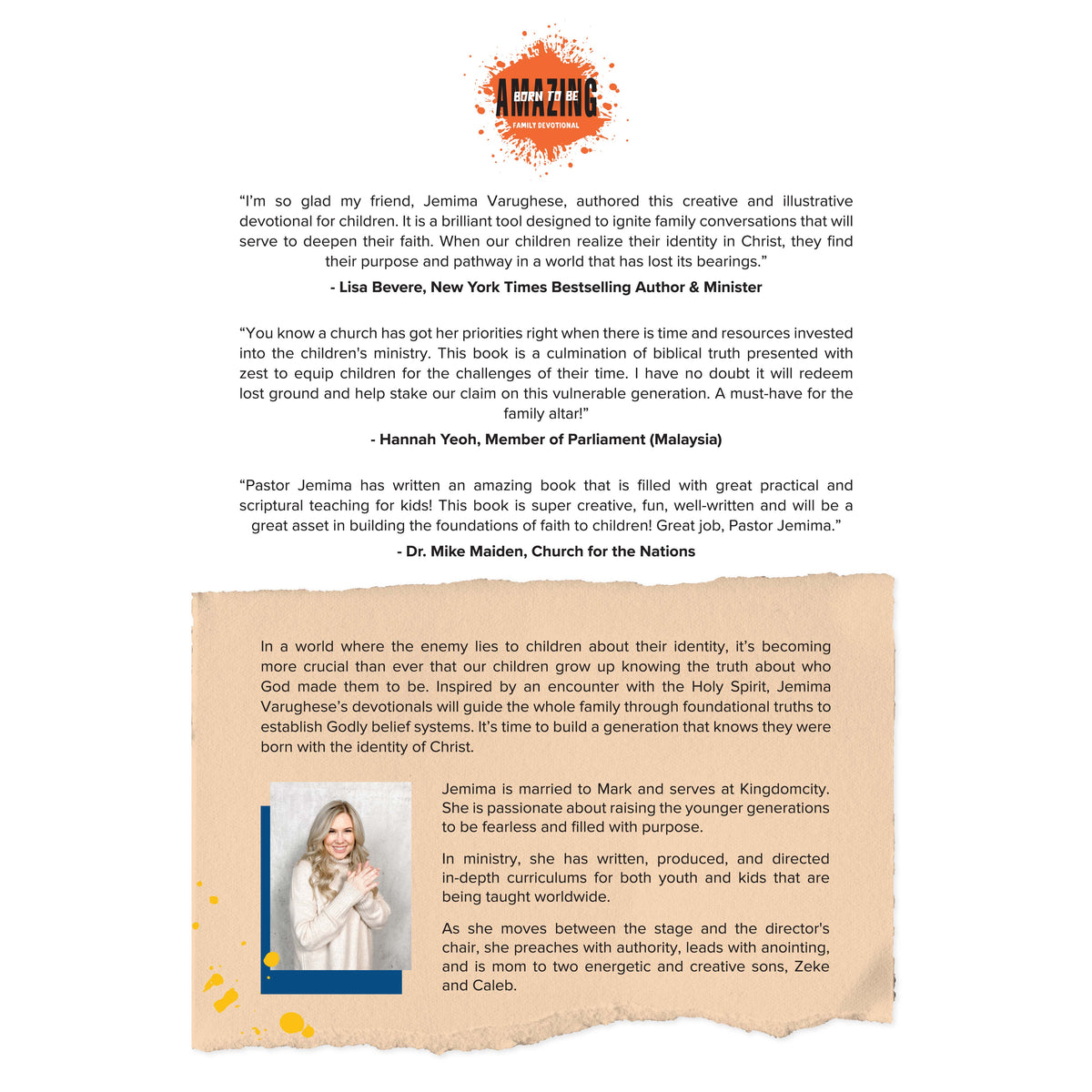 Born To Be Amazing Family Devotional