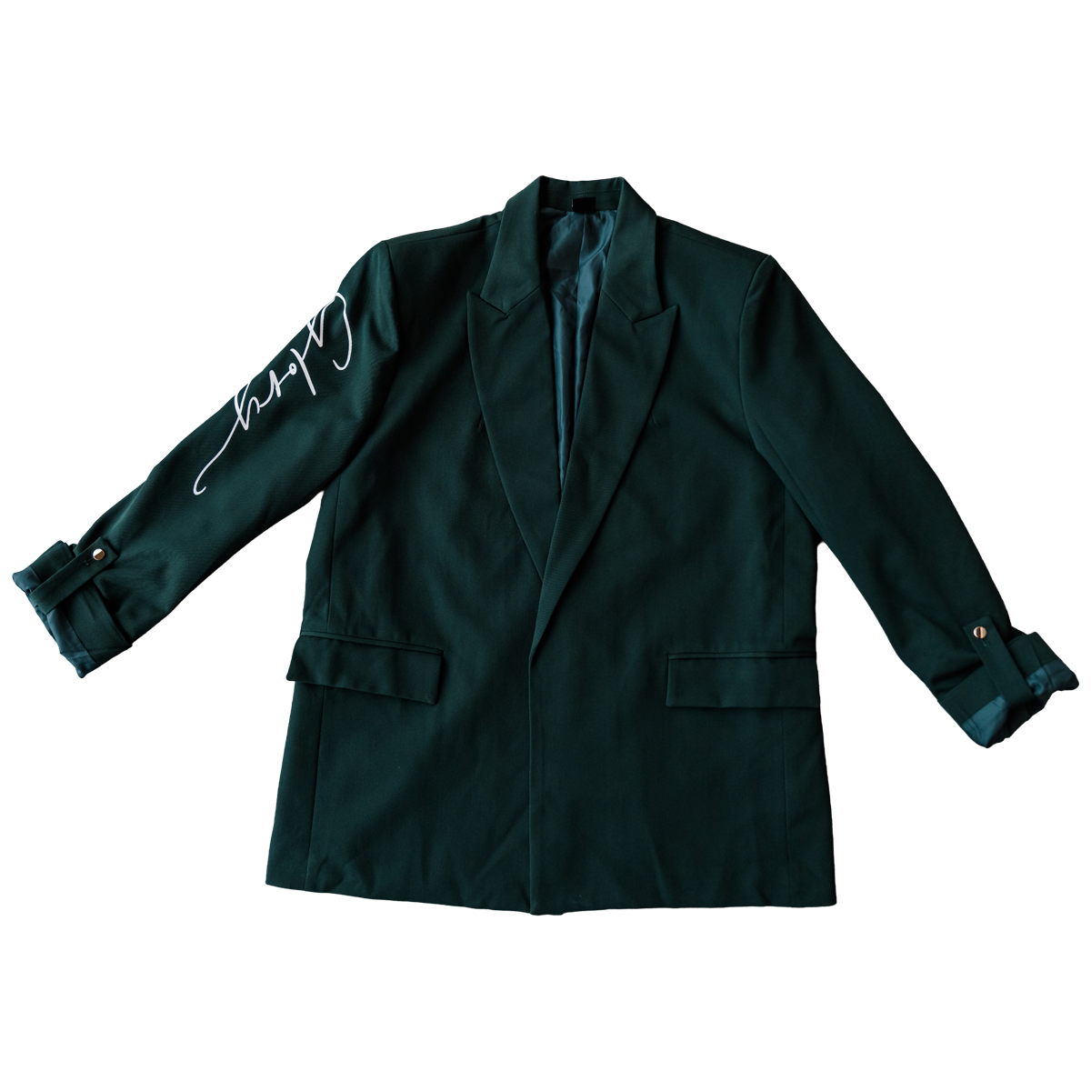Glory Women's Blazer (Dark Green)