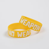 No Weapon Kids Wristband (Yellow)